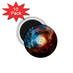 Supermassive Black Hole Galaxy Is Hidden Behind Worldwide Network 1 75  Magnets (10 Pack)  by Mariart