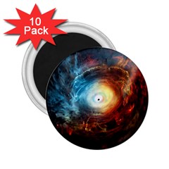 Supermassive Black Hole Galaxy Is Hidden Behind Worldwide Network 2 25  Magnets (10 Pack)  by Mariart