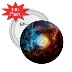 Supermassive Black Hole Galaxy Is Hidden Behind Worldwide Network 2 25  Buttons (100 Pack)  by Mariart