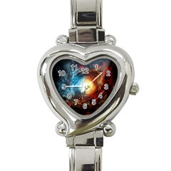 Supermassive Black Hole Galaxy Is Hidden Behind Worldwide Network Heart Italian Charm Watch by Mariart