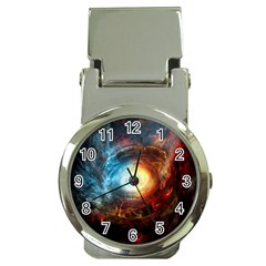 Supermassive Black Hole Galaxy Is Hidden Behind Worldwide Network Money Clip Watches by Mariart