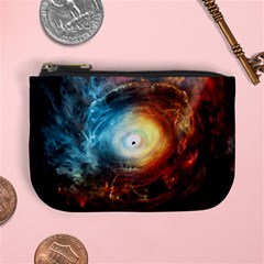 Supermassive Black Hole Galaxy Is Hidden Behind Worldwide Network Mini Coin Purses by Mariart