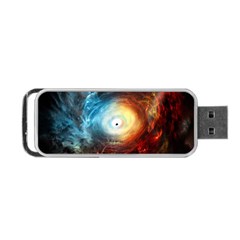 Supermassive Black Hole Galaxy Is Hidden Behind Worldwide Network Portable Usb Flash (one Side) by Mariart