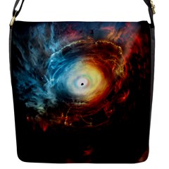 Supermassive Black Hole Galaxy Is Hidden Behind Worldwide Network Flap Messenger Bag (s)