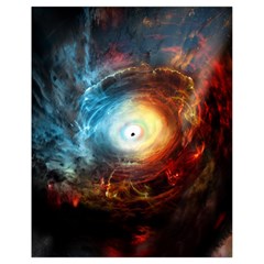 Supermassive Black Hole Galaxy Is Hidden Behind Worldwide Network Drawstring Bag (small) by Mariart