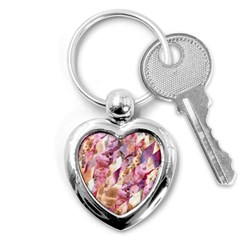 Stone Spot Triangle Key Chains (heart) 