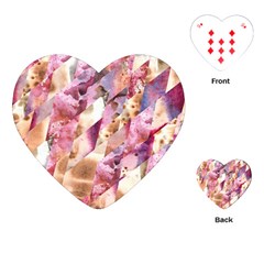 Stone Spot Triangle Playing Cards (heart) 