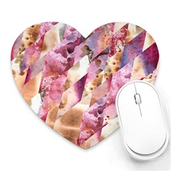 Stone Spot Triangle Heart Mousepads by Mariart