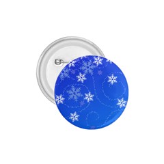 Winter Blue Snowflakes Rain Cool 1 75  Buttons by Mariart