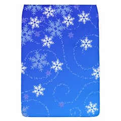 Winter Blue Snowflakes Rain Cool Flap Covers (s)  by Mariart