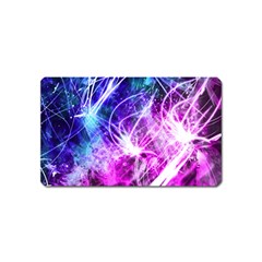 Space Galaxy Purple Blue Magnet (name Card) by Mariart