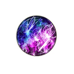 Space Galaxy Purple Blue Hat Clip Ball Marker