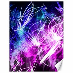 Space Galaxy Purple Blue Canvas 18  X 24   by Mariart