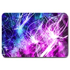 Space Galaxy Purple Blue Large Doormat 