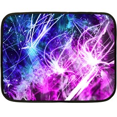 Space Galaxy Purple Blue Double Sided Fleece Blanket (mini) 