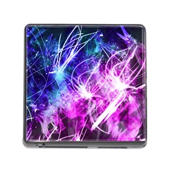 Space Galaxy Purple Blue Memory Card Reader (square)