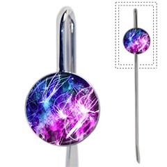 Space Galaxy Purple Blue Book Mark