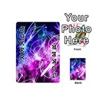 Space Galaxy Purple Blue Playing Cards 54 (Mini)  Front - Joker1