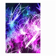 Space Galaxy Purple Blue Small Garden Flag (two Sides)