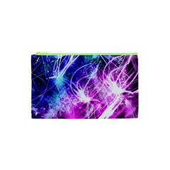 Space Galaxy Purple Blue Cosmetic Bag (xs)