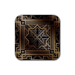 Art Nouveau Rubber Coaster (square) 