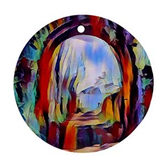 Abstract Tunnel Ornament (round)