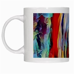 Abstract Tunnel White Mugs