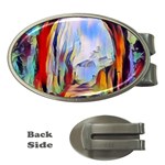 abstract tunnel Money Clips (Oval)  Front