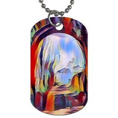 Abstract Tunnel Dog Tag (one Side)