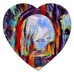 Abstract Tunnel Jigsaw Puzzle (heart)