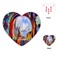 Abstract Tunnel Playing Cards (heart) 