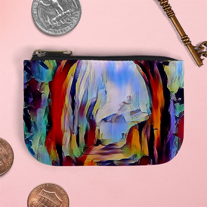 abstract tunnel Mini Coin Purses