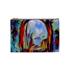 Abstract Tunnel Cosmetic Bag (medium) 