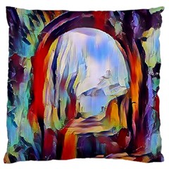 Abstract Tunnel Large Cushion Case (one Side)