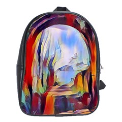 Abstract Tunnel School Bag (xl)