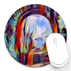 Abstract Tunnel Round Mousepads by NouveauDesign