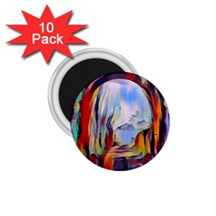 Abstract Tunnel 1 75  Magnets (10 Pack)  by NouveauDesign