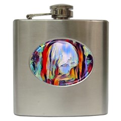 Abstract Tunnel Hip Flask (6 Oz) by NouveauDesign