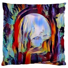 Abstract Tunnel Large Flano Cushion Case (one Side) by NouveauDesign