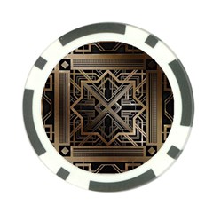 Art Nouveau Poker Chip Card Guard by NouveauDesign