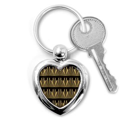 Art Deco Key Chains (heart)  by NouveauDesign