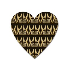 Art Deco Heart Magnet by NouveauDesign