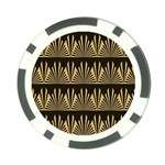 Art deco Poker Chip Card Guard (10 pack) Front