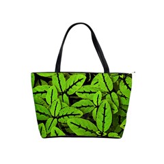 Nature Print Pattern Shoulder Handbags by dflcprints