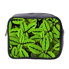 Nature Print Pattern Mini Toiletries Bag 2-side by dflcprints