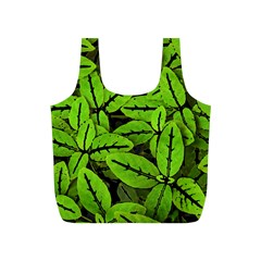 Nature Print Pattern Full Print Recycle Bags (s)  by dflcprints