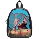 Modern Norway painting School Bag (Small) Front