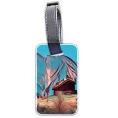 Modern Norway Painting Luggage Tags (two Sides) by NouveauDesign