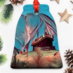 Modern Norway Painting Ornament (bell) by NouveauDesign