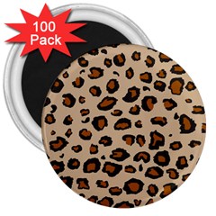 Leopard Print 3  Magnets (100 Pack) by TRENDYcouture